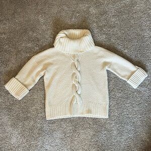 Talbots Cable Knit Cowl Wool / Alpaca Sweater